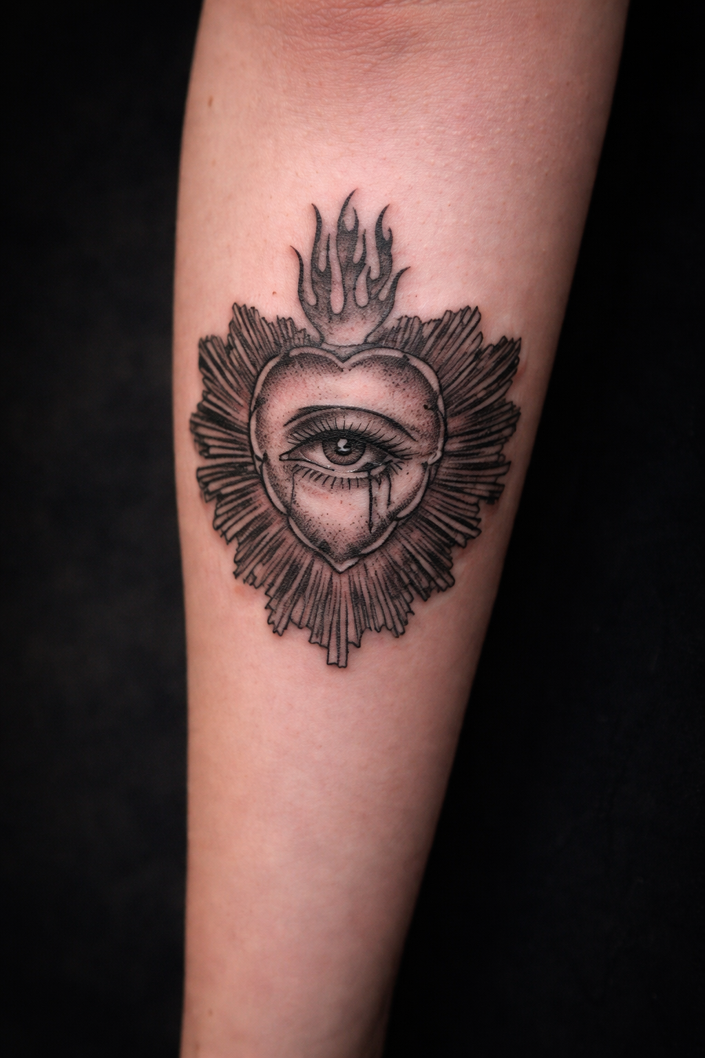 Sacred Heart mit Auge